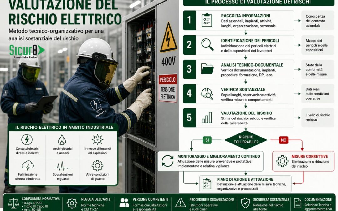 Valutazione del rischio elettrico nei luoghi di lavoro: metodologia tecnico-organizzativa per una analisi sostanziale del rischio